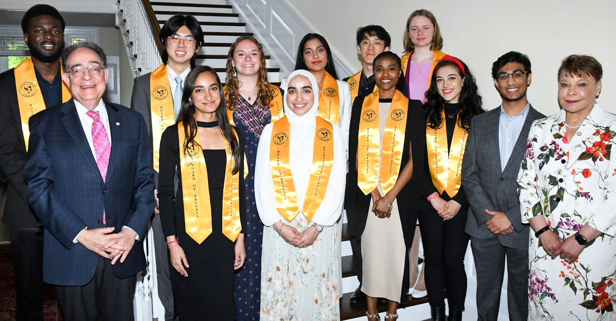 University System of Maryland Board of Regents Student Excellence Scholarship recipients